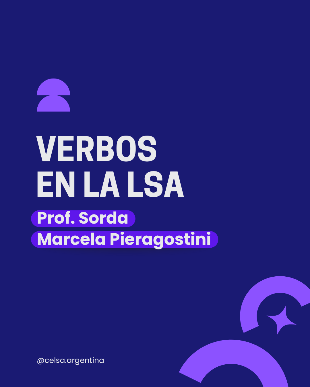 (VERBOS – lunes) MAYO 2026 – Curso de VERBOS en LSA – 100% Virtual