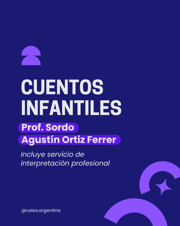 (CUENTOS INF - miérc) JUNIO 2026 - Curso de Cuentos Infantiles en LSA - 100% Virtual