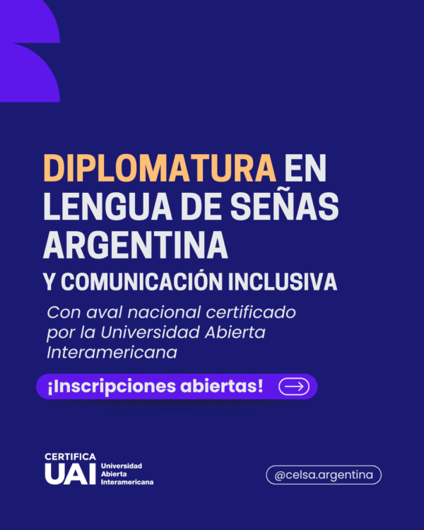 (DIPLO-viernes) MAYO 2026 - Diplomatura en LSA - 100% Virtual