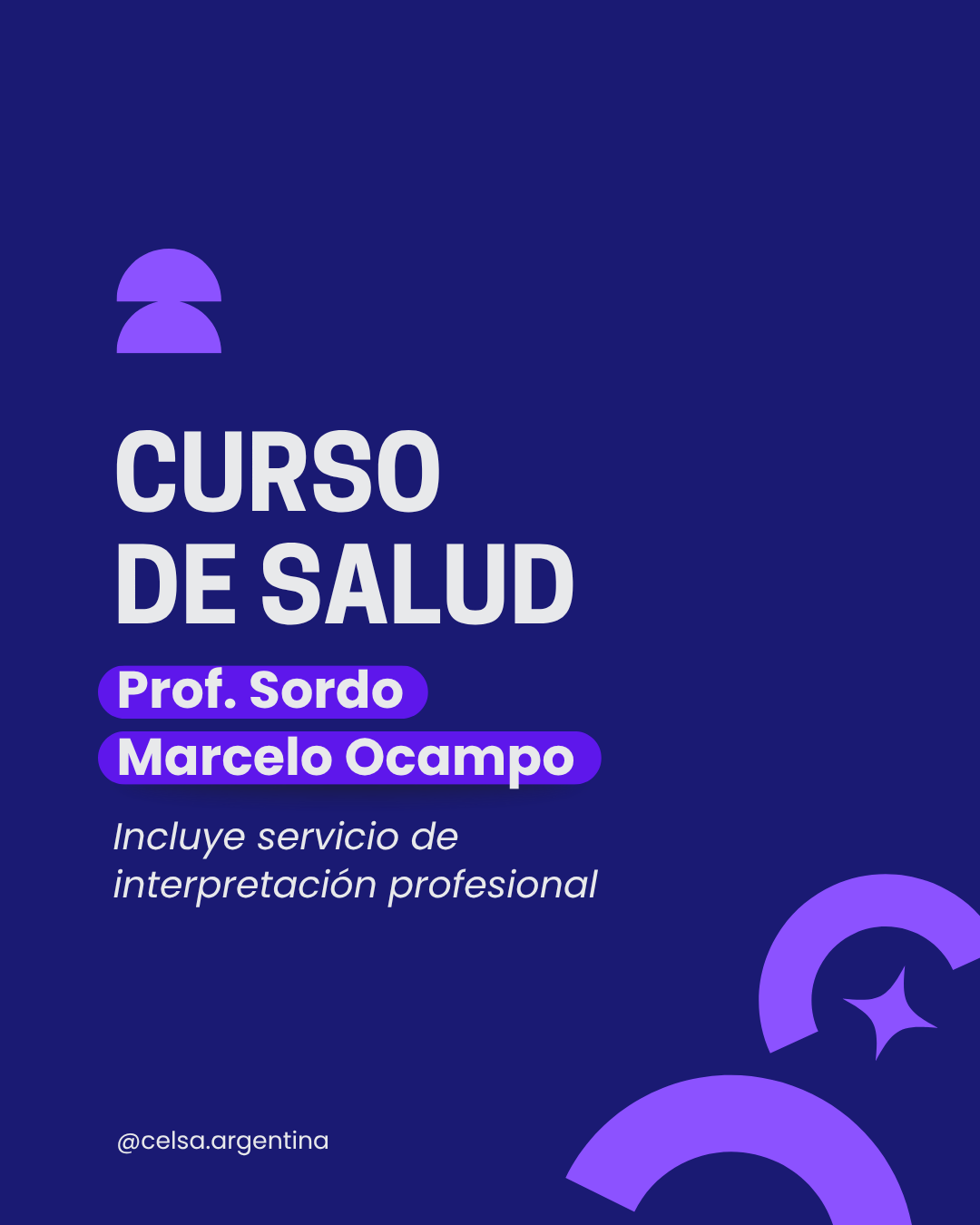 (SALUD-martes) JUNIO 2026 – Curso de LSA – ÁMBITO SALUD- 100% Virtual